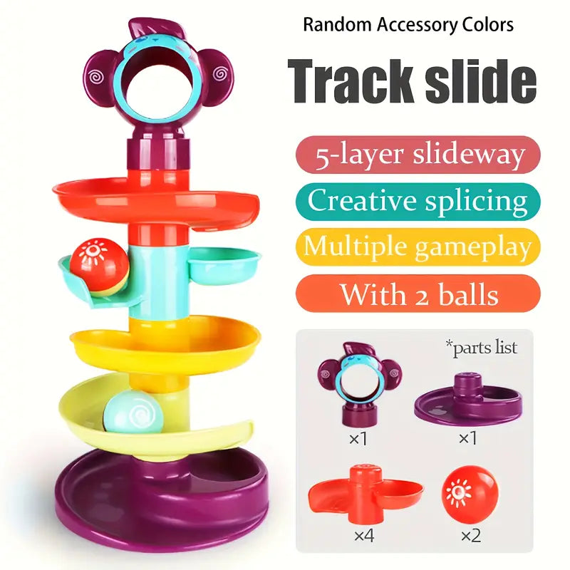 Spiral Ball Tower Toy